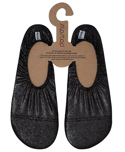 سليب ستوب - حذاء  جلوس  للكبار مضاد للانزلاق - أسود