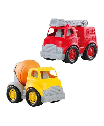 Playgo - Super Wheels Duo (Dump Truck & City Bin Truck)