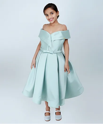 فستان مناسبات للأطفال كيك520 من أكاس - نعناع