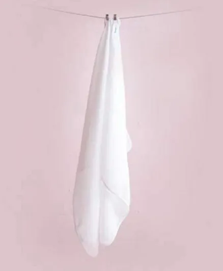 Mycey Muslin big multiuse cloth - white