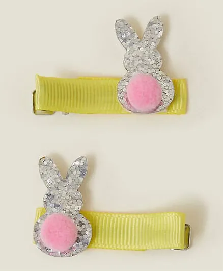 Monsoon Children Bunny Salon Clips Pastel - 2 Pieces