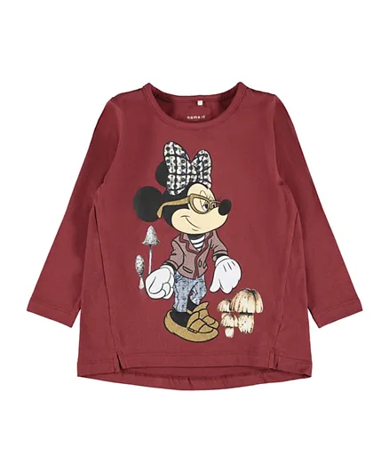 Name It Minnie Mouse T-Shirt - Spiced Apple