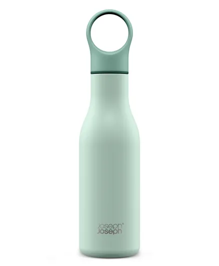 Joseph Joseph - Loop™ Stainless-steel Vacuum Insulated Water Bottle (500ml) - Green