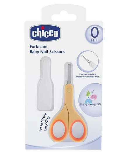 Chicco Baby Nail Scissors - Orange