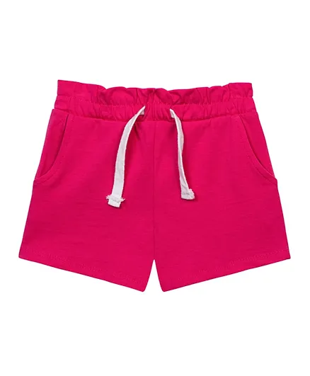 Minoti - Girls Bt Pink Basic Jersey Short-Bright pink