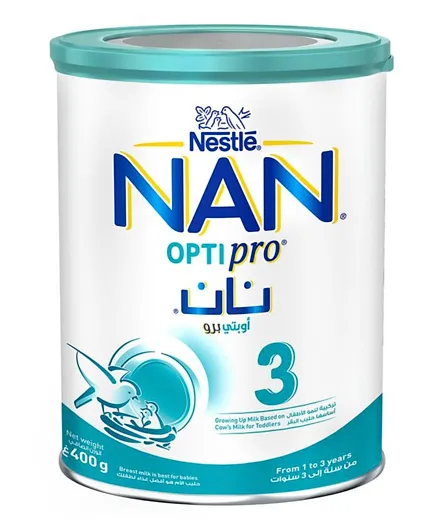 نان - حليب  أوبتي برو 3، حليب البودرة للنمو - 400 جم