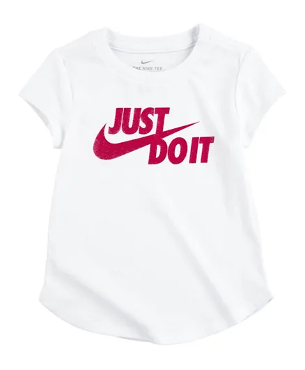 Nike JDI Swoosh Split T-Shirt - White