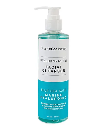 Vitamins And Sea Beauty - Blue Sea Kale & Marine Hyaluronic Gel Facial Cleanser - 237ml
