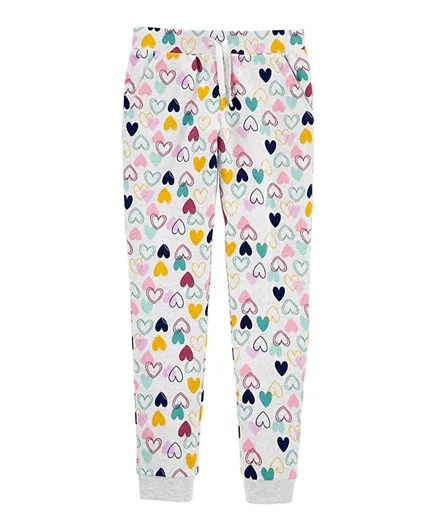 Carter's Heart Pull On Joggers - Multicolor