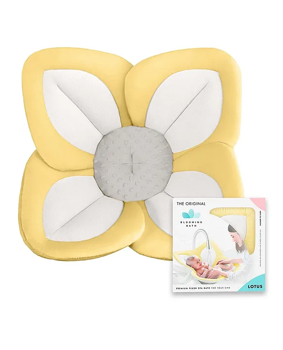 Blooming Bath Lotus Shaped Baby Bath Cradle Plush Soft Luxurious and Premium Infant Tub Online in KSA Buy at Best Price from FirstCry.sa 00b6cksa031160