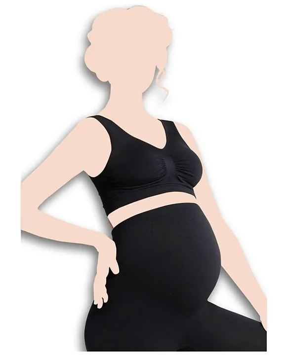 Carriwell V Neck Maternity Bra Black Online in KSA, Buy at Best