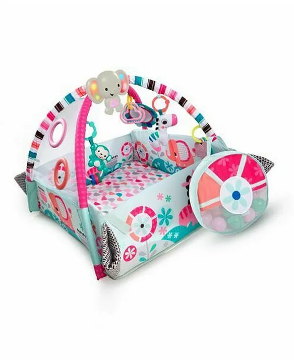 Bright starts 5 in 1 activity gym sales pink