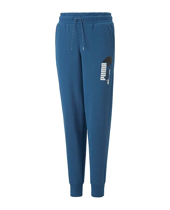 Blue puma online joggers