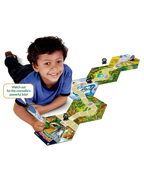 Leapfrog Leapreader Animal Adventure Interactive Board Game Blue Online  KSA, Buy Board Games for (4-8Years) at  - 31d36aef2ead9