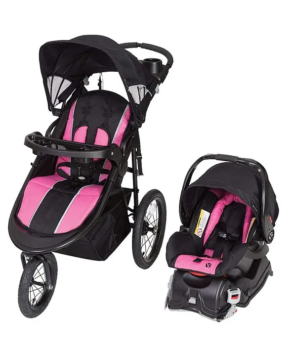 Baby trend jogger on sale travel system rose