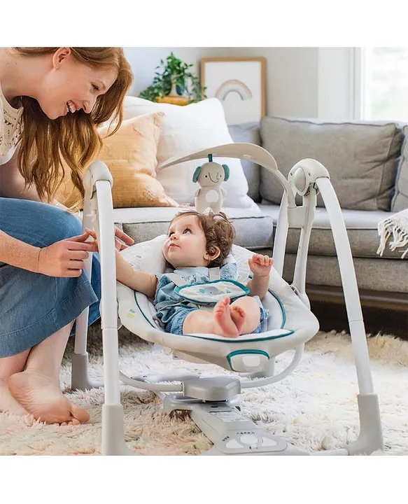 Swing and vibrating baby seat sale