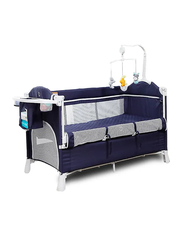 Teknum 4in1 Convertible Baby Bassinet Bedside CoSleeper Playpen Detachable Rocker with Mattress Mosquito Net 0M Navy Blue Online in KSA Buy at Best Price from FirstCry.sa 3a6a1aee4de12