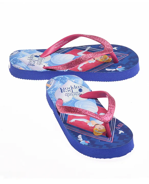 Buy Disney Princess Flip Flops Blue for Girls 5 5Years Online