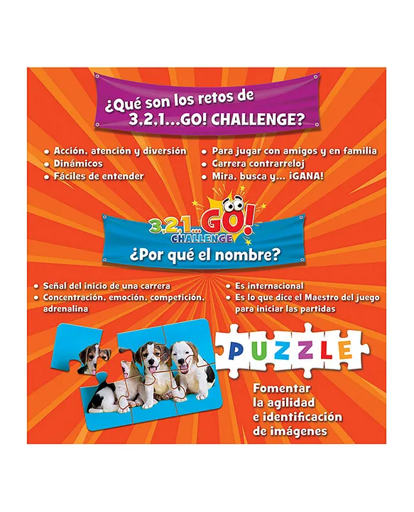 3,2,1 GO! Challenge Puzzle - Educa Borras