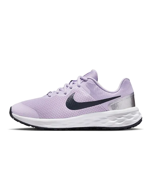 Nike Revolution 6 NN GS Shoes Lavender Both (9-10Years) Online, Shop at FirstCry.sa - 4addeae287ea8