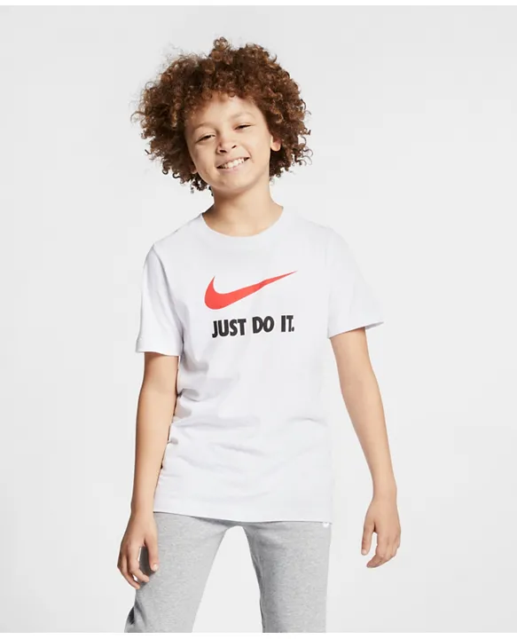Perth Blackborough Posesión Transición Buy Nike Sportswear Just Do It TShirt White for Boys (6-7Years) Online in  KSA, Shop at FirstCry.sa - 5f8acae528911