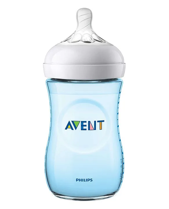 Philips Avent Natural 2.0 Feeding Bottle Blue Pack of 2 260mL Each