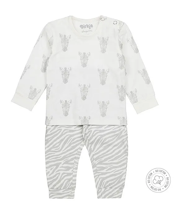 Dirkje Baby Bio Cotton Pyjama Set White Online in KSA Buy at Best