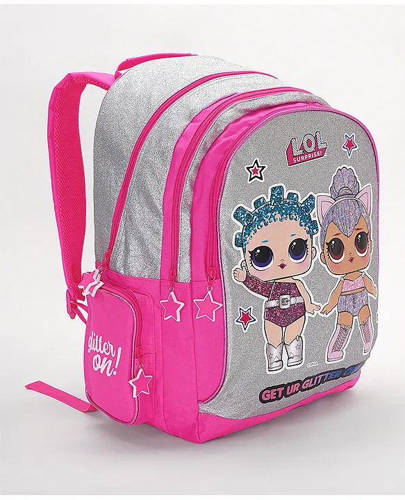 L.O.L Surprise Kids Backpack Durable 18 Large Capacity School Bag for Children Age 5 Years with Spacious Compartment Online in KSA Buy at Best Price from FirstCry.sa 9ee9cae94df27