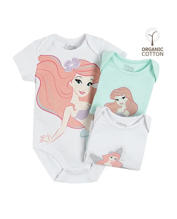 SMYK Disney Princess 3 Pack Bodysuits Multicolor for Girls (6-9Months) Online in KSA, Shop at FirstCry.sa a322faeb50041