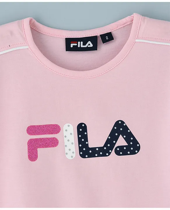 Pink hotsell fila shirt