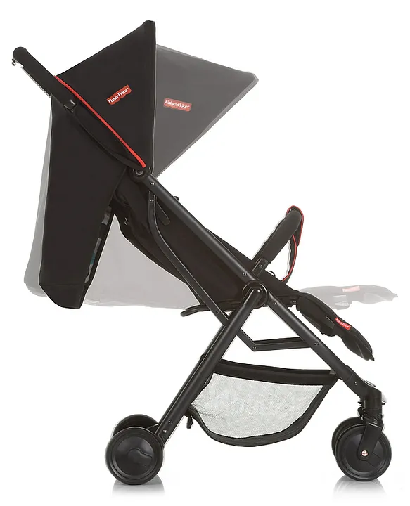 Fisher price pushchair black and red best sale