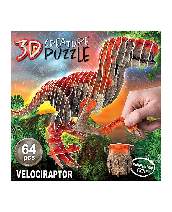 Velociraptor 3D Creature Puzzle - Educa Borras