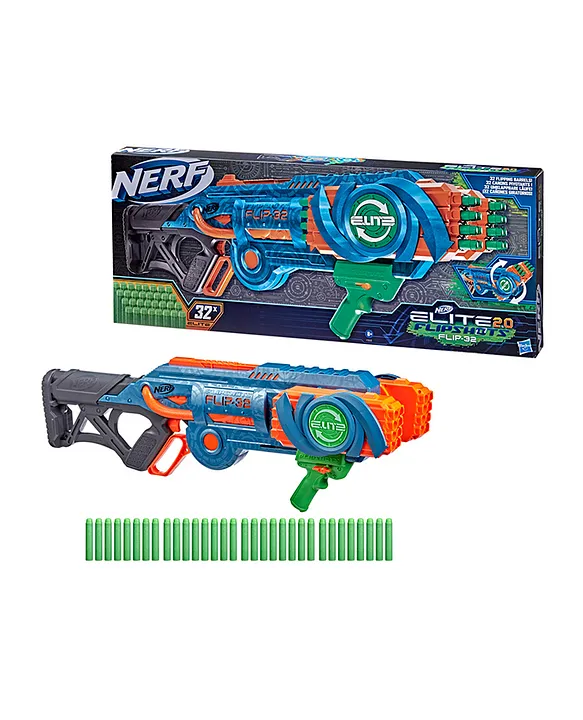 Nerf Elite 2.0 Flipshots Flip-8 Blaster, 8 Dart Barrels Flip to Double Your  Firepower, 8-Dart Capacity, 8 Nerf Darts - Nerf