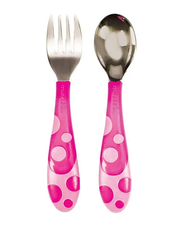 Munchkin fork sale & spoon set