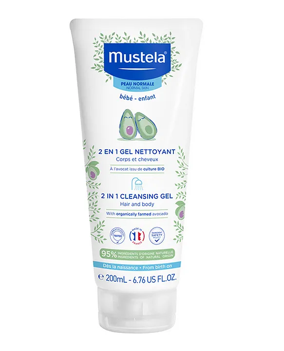 Mustela 2 In 1 Cleansing Gel 200ml