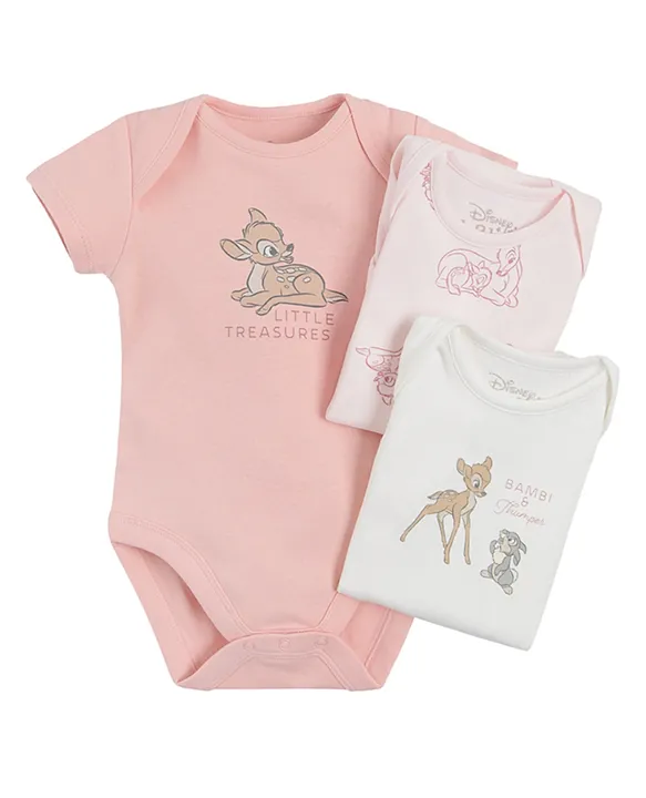 Buy SMYK 3 Pack Disney Bambi Bodysuits for Girls (12-18Months) Online in KSA, Shop at FirstCry.sa - deab9ae1955e5