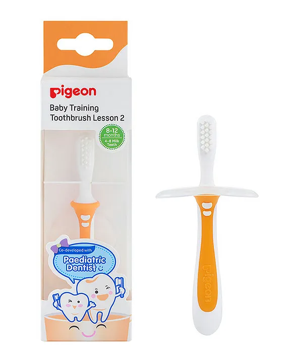 Pigeon store training toothbrush