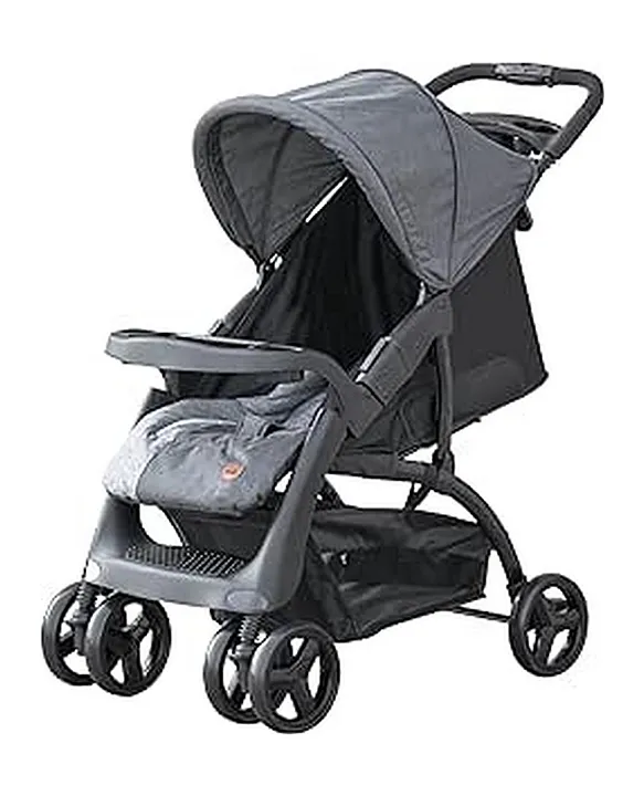 Moon Aria Compact OneHand Fold Baby Stroller 03 Years 360 Swivel Adjustable Canopy Black Online in KSA Buy at Best Price from FirstCry.sa e1f8dae72eab3