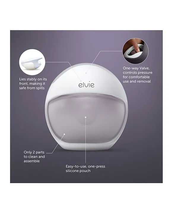 Elvie Curve Wearable, Silicone Breast Pump Easy-to-Use 1 Frame 1 Pouch New  Box
