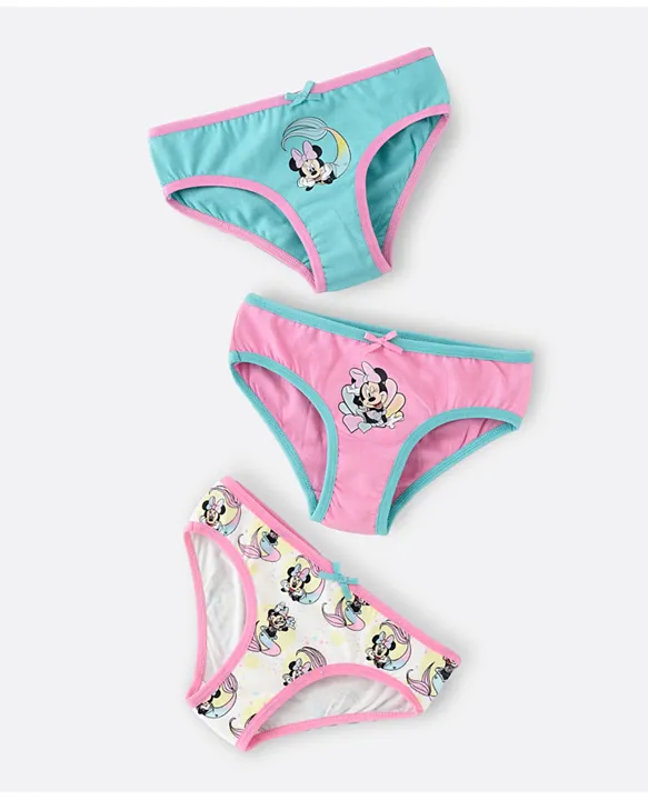 Buy Disney 3 Pack Minnie Mouse Panties Multicolor for Girls (5-6Years)  Online in KSA, Shop at  - f6798ae625e98