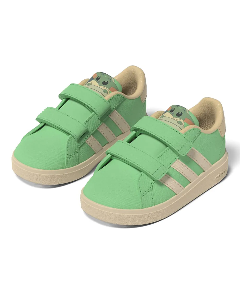 Buy adidas Grand Court Grogu C Shoes - Green for Both (0 Month-3 Years ...