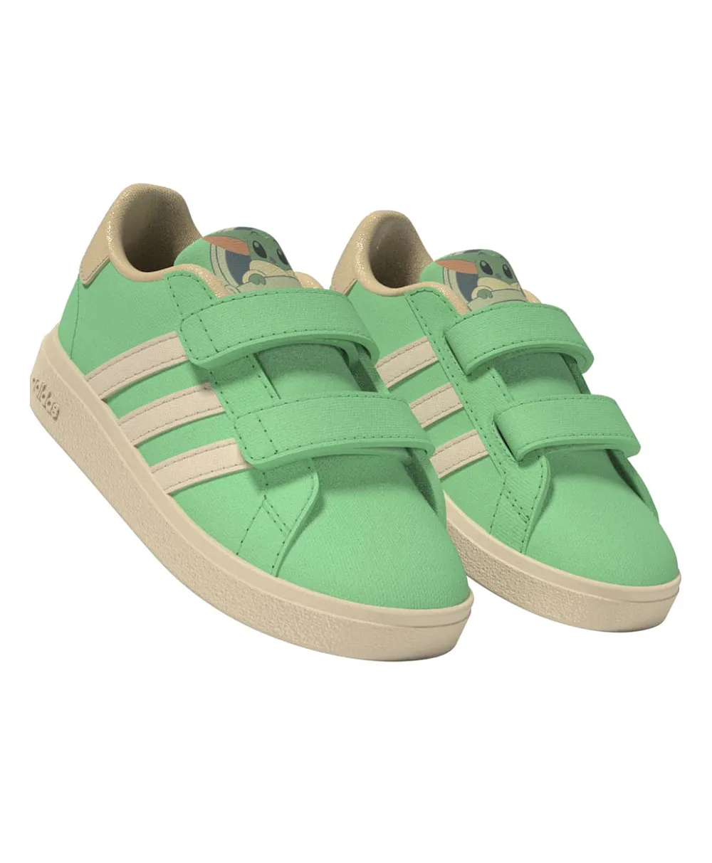 Buy adidas Grand Court Grogu C Shoes - Green for Both (0 Month-3 Years ...