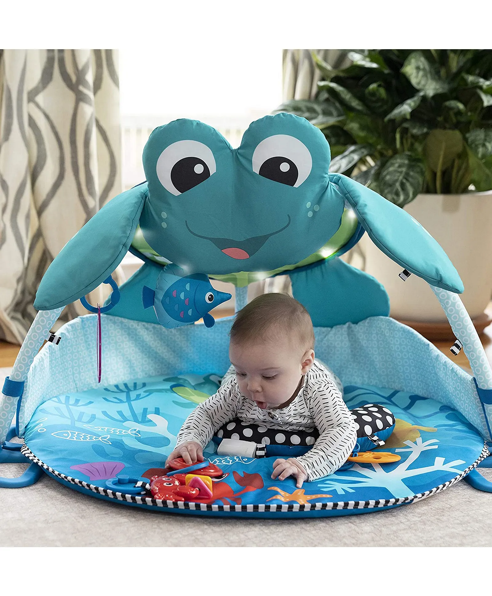 Baby Einstein - Neptune Under the Sea Lights & Sounds Activity Gym ...