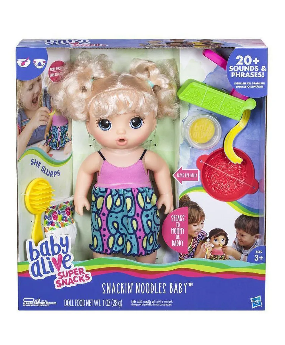 Baby Alive Snackin Noodles Baby Doll - Multi Colour Online In KSA, Buy ...