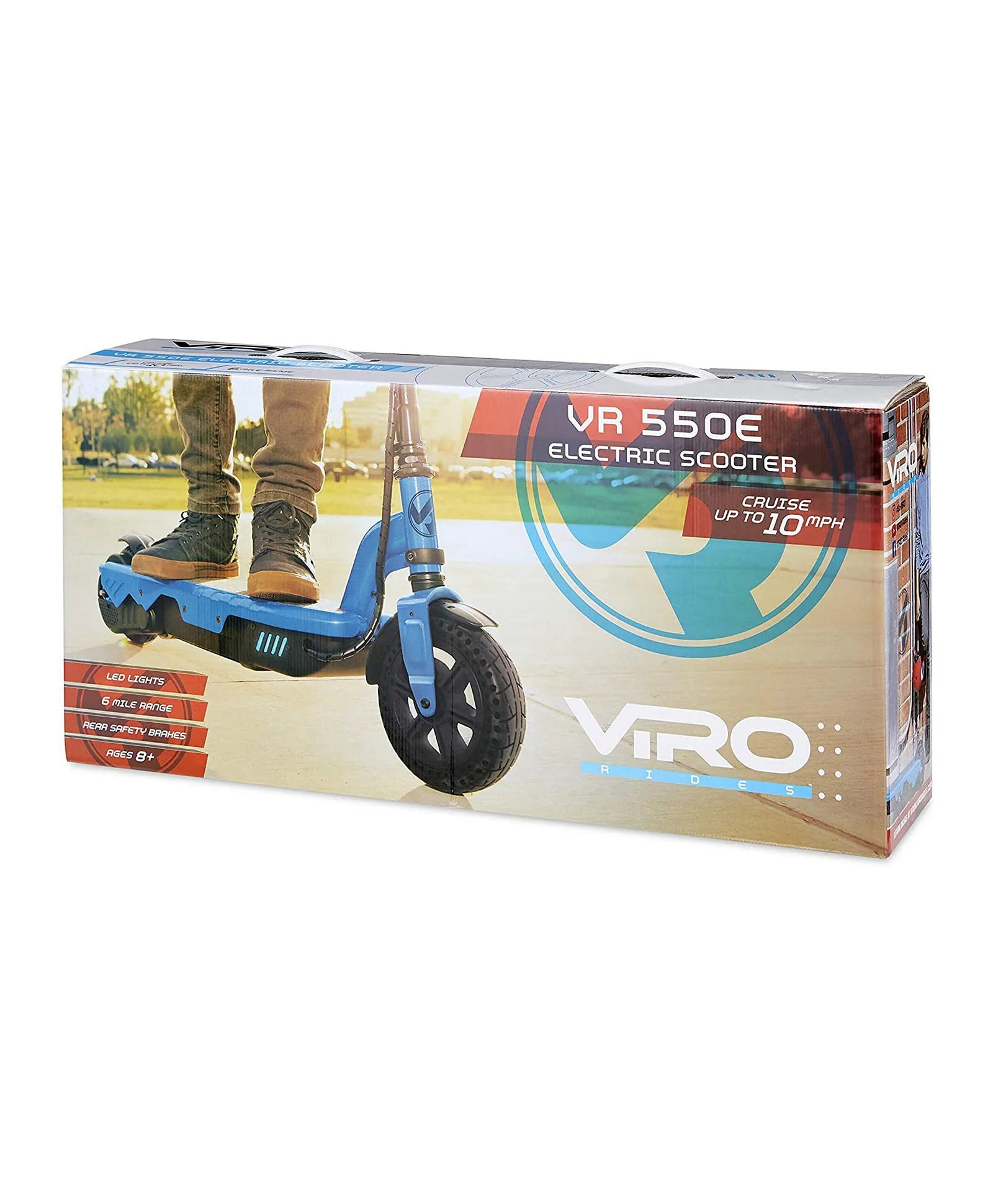 Little Tikes VIRO Rides VR 550E Electric Scooter, Blue - Ages 8 ...